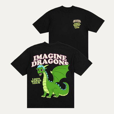 imagine dragons梦龙乐队演唱会香港周边同款衣服应援t恤男女纯棉