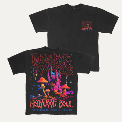 Imagine Dragons 梦龙乐队演唱会应援物周边短袖T恤上衣服装门票