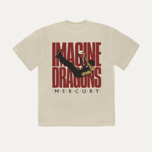 Imagine Dragons 梦龙乐队演唱会应援物周边短袖T恤上衣服装门票