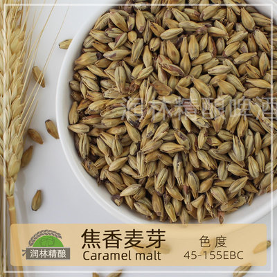 浅色焦香麦芽深色焦香麦芽类黑素麦芽 饼干麦芽 自酿精酿啤酒原料