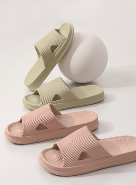 抗菌防臭拖鞋女士春季情侣外穿室内洗澡防滑软底浴室家居家用静音