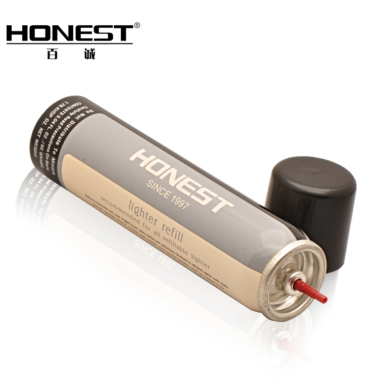 Honest/百诚 好品质打火机气体 百诚打火机专用气体气瓶通用100ML ZIPPO/瑞士军刀/眼镜 其它品牌打火机 原图主图