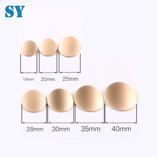 金属曲面圆形手缝扣呢绒大衣衬衫扣装饰扣袖扣DIY纽扣配件