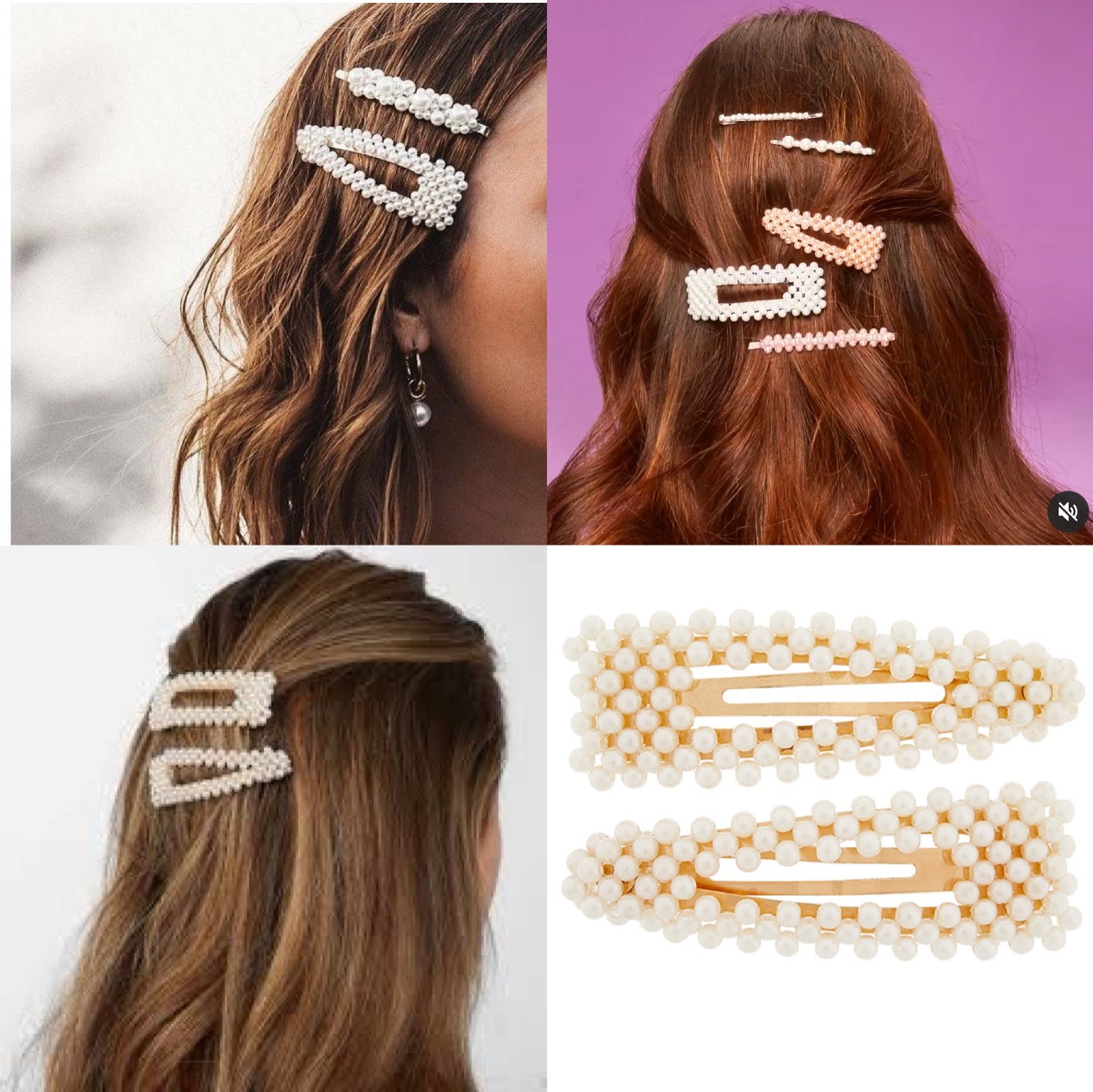 出口日本发夹串珠头饰发饰发卡