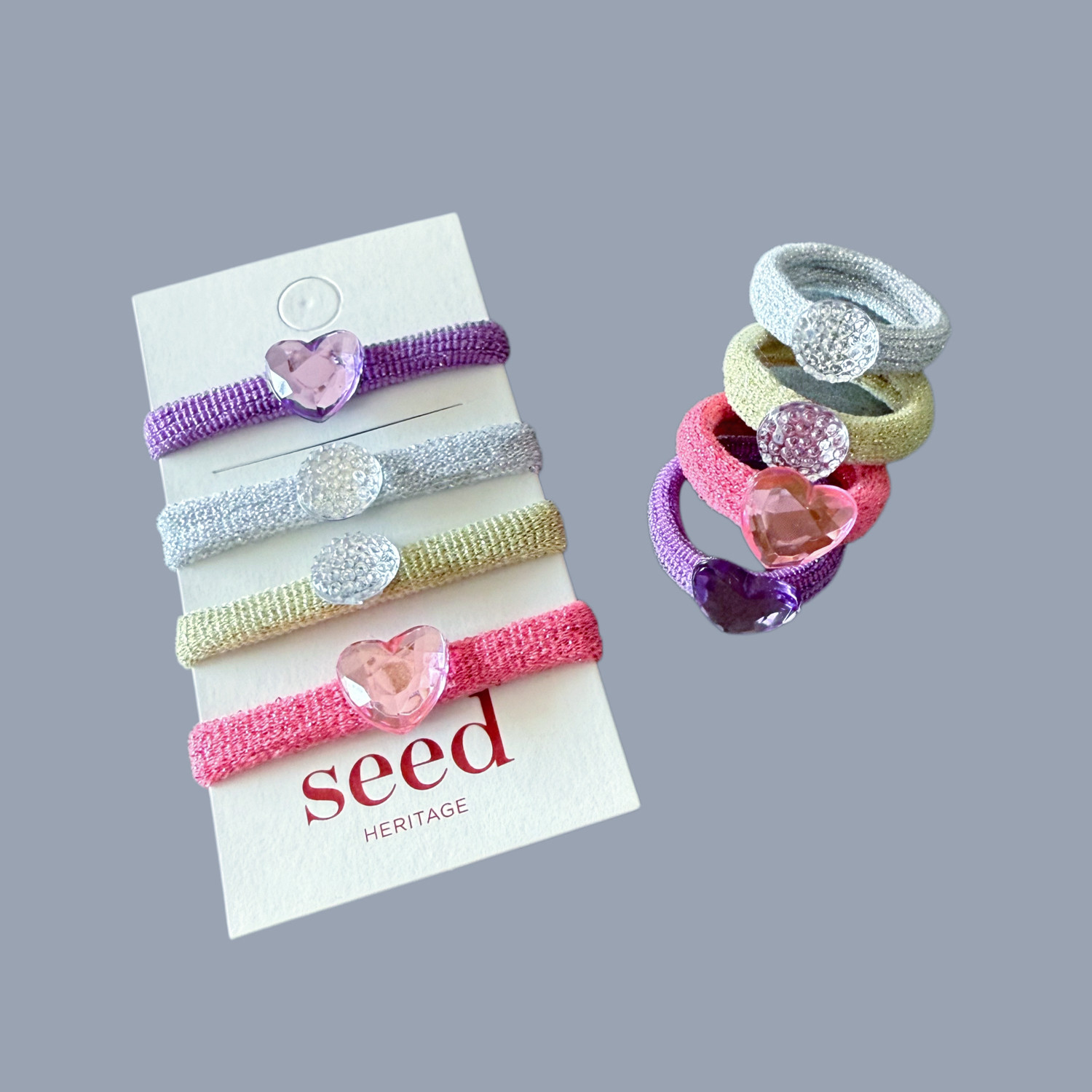 Seed儿童女孩迷你皮筋拇指发饰饰品头饰发圈可爱闪亮公主女孩头绳,童装/婴儿装/亲子装,发饰,淘宝优惠券,粉丝福利购,淘宝优惠卷