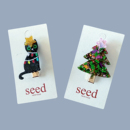 Seed醋酸圣诞发夹可爱猫咪发卡头饰发饰饰品外贸欧美卡通女孩儿童