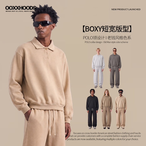 【POLO领抓绒加厚】oldmoney卫衣