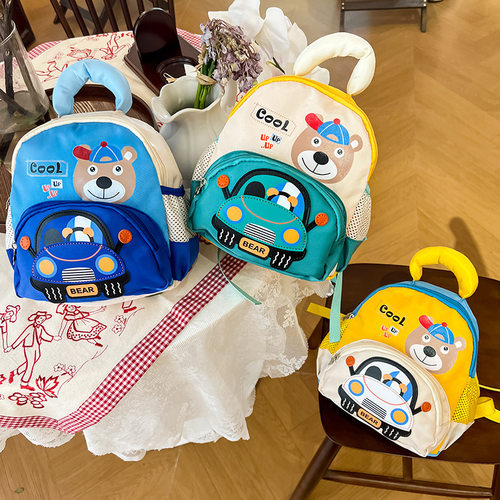 ins新款儿童双肩包卡通印花幼儿