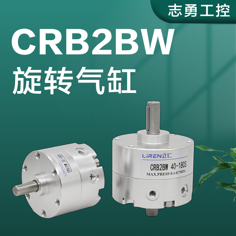 CRB2BW旋转气缸10 15 20 30 40-90S-180-270S度可调带磁叶片气缸