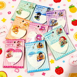 异形可爱卡通便利贴高颜值爱心n次贴便签可撕可粘有粘性留言小本