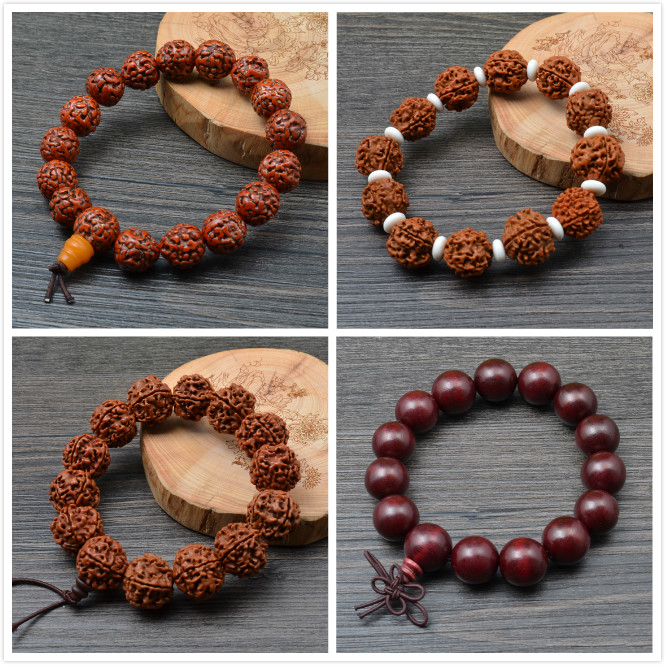 天然金刚菩提根情侣饰品 花菩提手串 佛珠手链 男女 地摊摆摊货