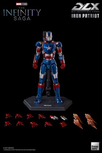 【现货包邮】Threezero 3A 1/12 DLX漫威 钢铁侠 爱国者 战争机器