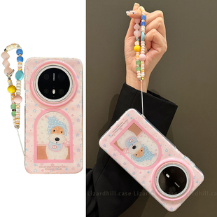 橱窗帽子狗狗mate70超好看m60pro带挂绳Pura70防摔 女pura80pro lizardhill 适用华为mate80promax手机壳新款