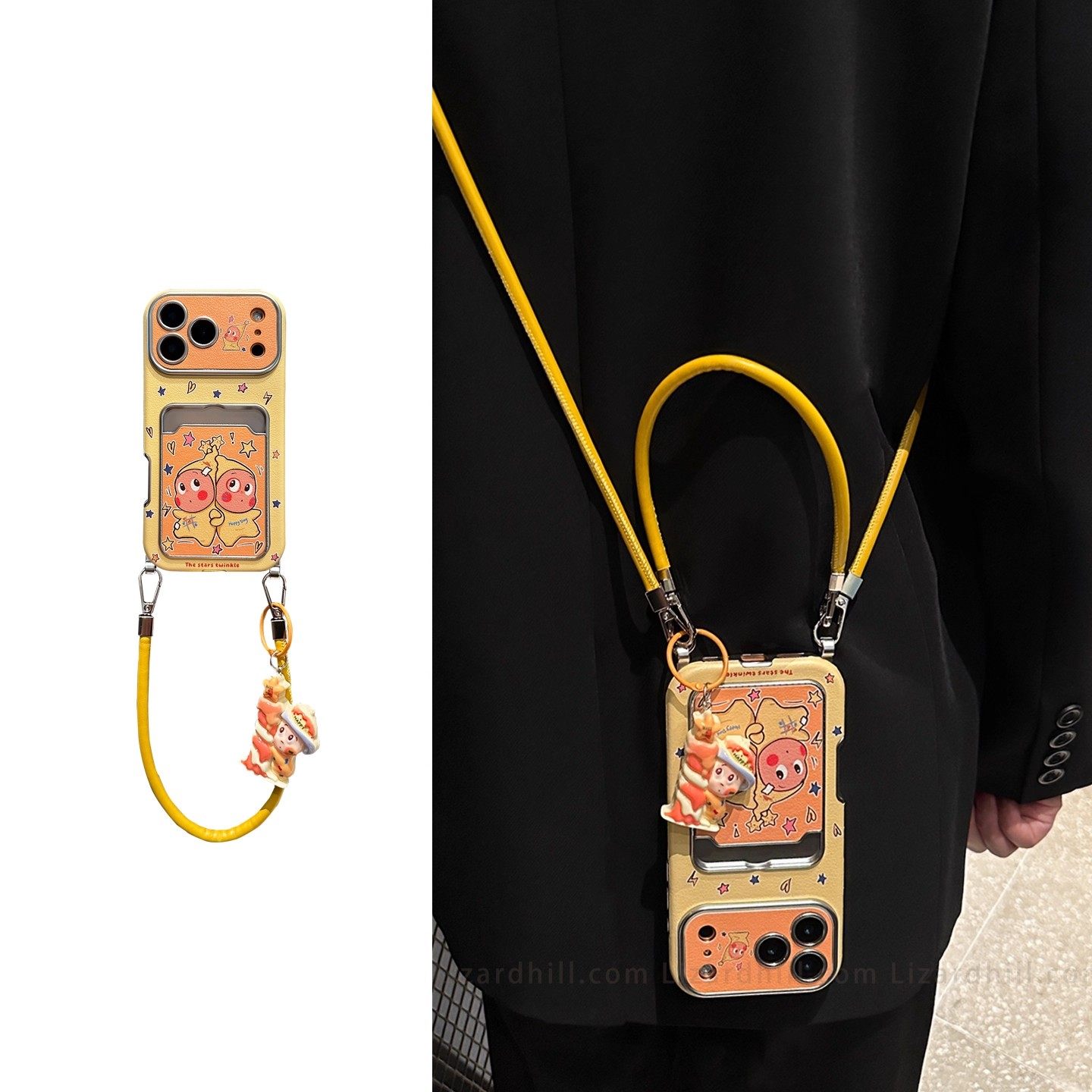 lizardhill 可爱趣味星星人适用苹果17pro手机壳新款16全包iphone15promax女14pro斜挎背带挂绳13超火超好看,3C数码配件,手机保护套/壳,淘宝优惠券,粉丝福利购,淘宝优惠卷
