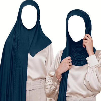 【高品质丝光棉】汗布围巾长巾女套头防沙围巾头巾一体