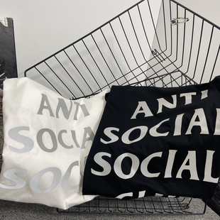 SOCIAL BF短袖 CLUB 3M反光夏季 oversize男女T恤 ASSC ANTI