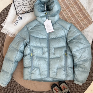 【三星95绒】石家同款巨厚户外运动雪山羽绒服女 巨轻连帽羽绒服