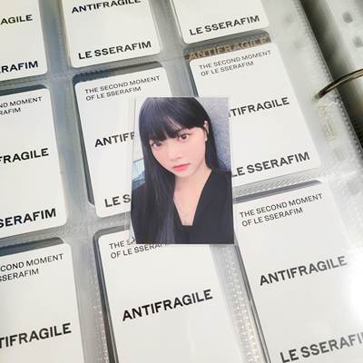 【包顺丰】lesserafim洪恩採小卡 迷你2环球幸运卡恩 eunchae