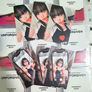 现货金采源chaewon棒棒糖采 手机采LESSERAFIM炽正规一电子专小卡