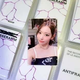 包邮LESSERAFIM宫胁咲良小卡 发簪樱 mini2线下sw2.0 y2k樱Sakura