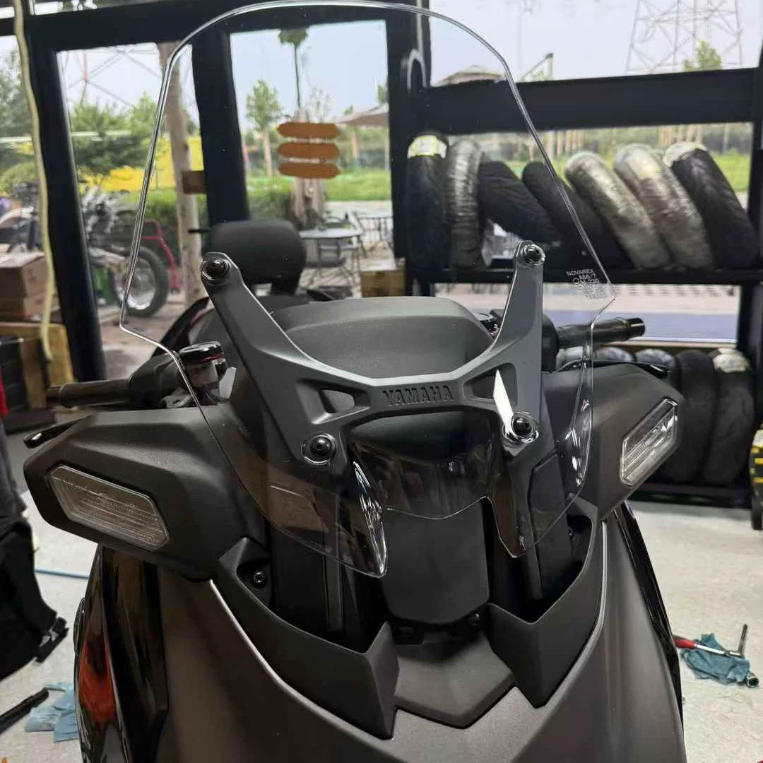 适用于雅马哈25款xmax300改装加高风挡 挡风玻璃 前挡风 原厂图片