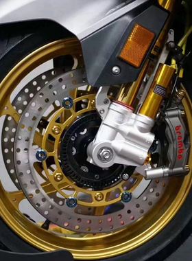 用于本田佛沙350改装英本INBEN倒叉前减震 倒置前减震弹簧后避震