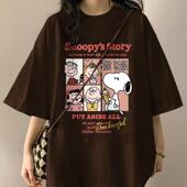 300斤胖mm夏季 新款 oversize短袖 纯棉大码 t恤女装 上衣遮肉宽松显瘦