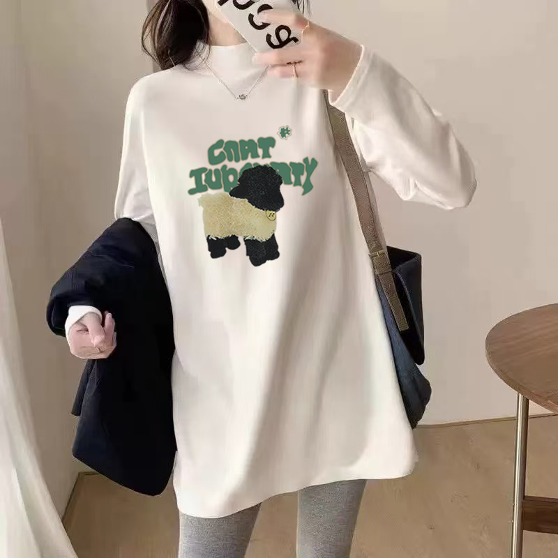 胖mm大码休闲秋冬2025加厚德绒打底衫宽松长袖ins上衣女装t恤显瘦