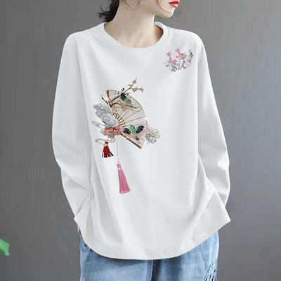 打底衫纯棉长袖T恤女2026春秋