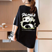 胖妹妹300斤大码 t恤女宽松显瘦上衣服体恤衫 胖mm2026夏季 遮肉短袖