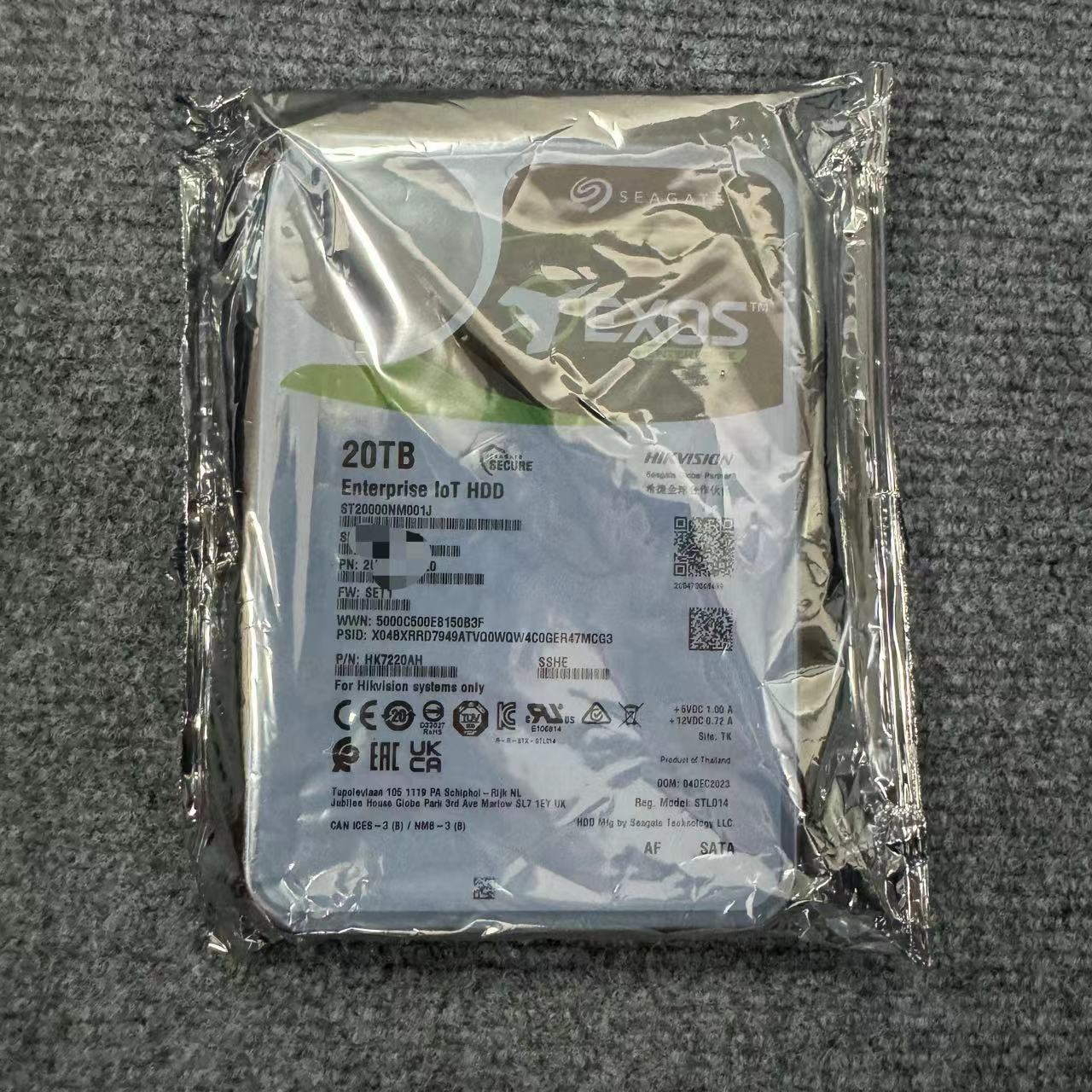 海康威视企业级加密硬盘HK7220AH