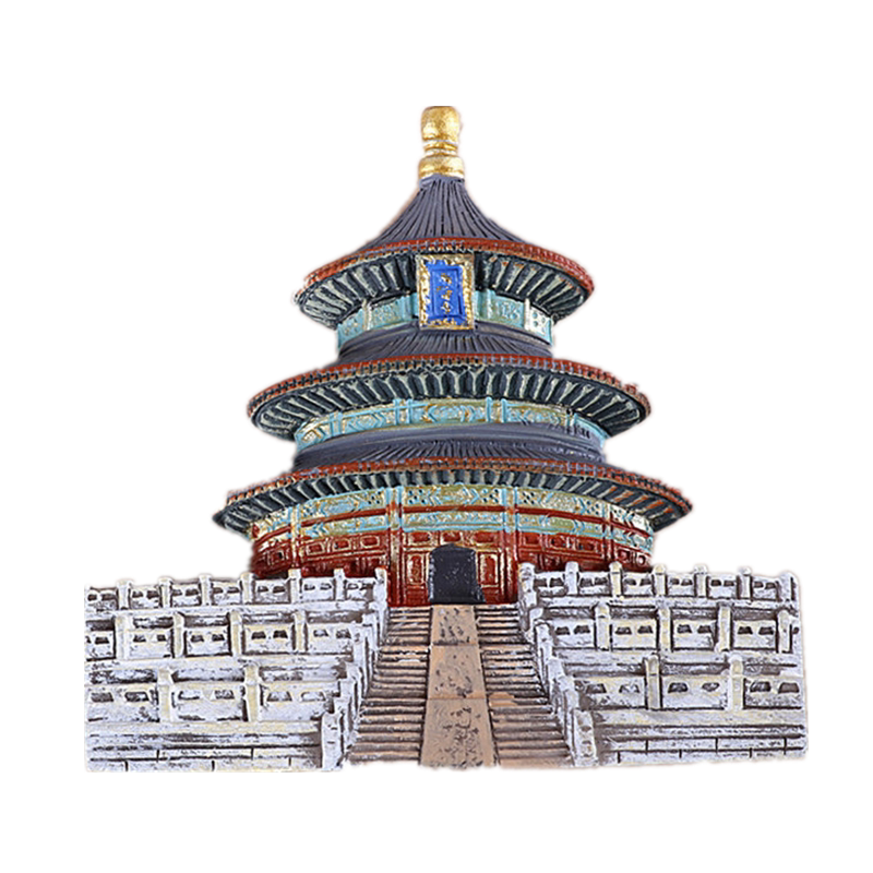 北京冰箱贴中国长城天坛故宫磁性贴旅游纪念品出国小礼物送老外