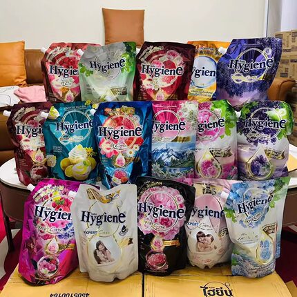 泰国进口HygienE柔顺剂1000ml系列柔顺护理衣物防静电持久留香