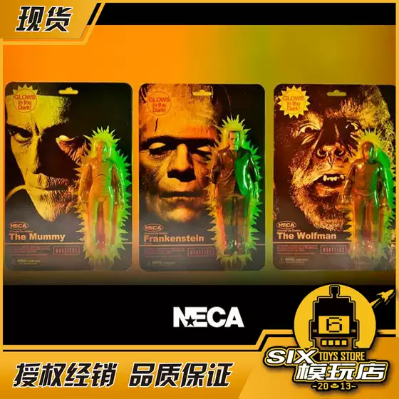 [Six Ready Stock] Neca 04837 Global Monster Luminous Hanging Card Mummy Science Monster