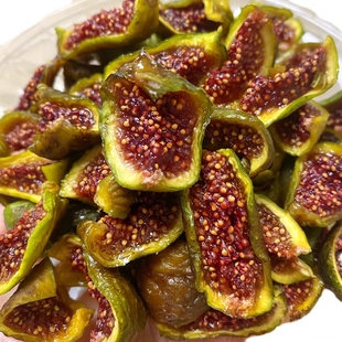 无花果干即食无尘烘干无添加原味大果脯青皮芭劳奈果干非新疆特产