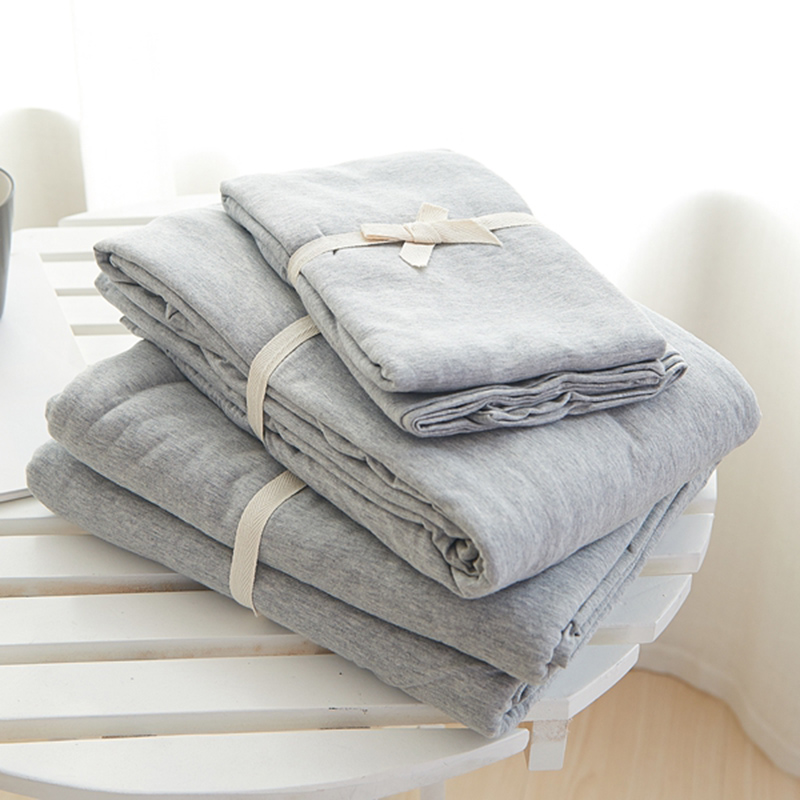 四件套A类针织全棉床单亲肤裸睡