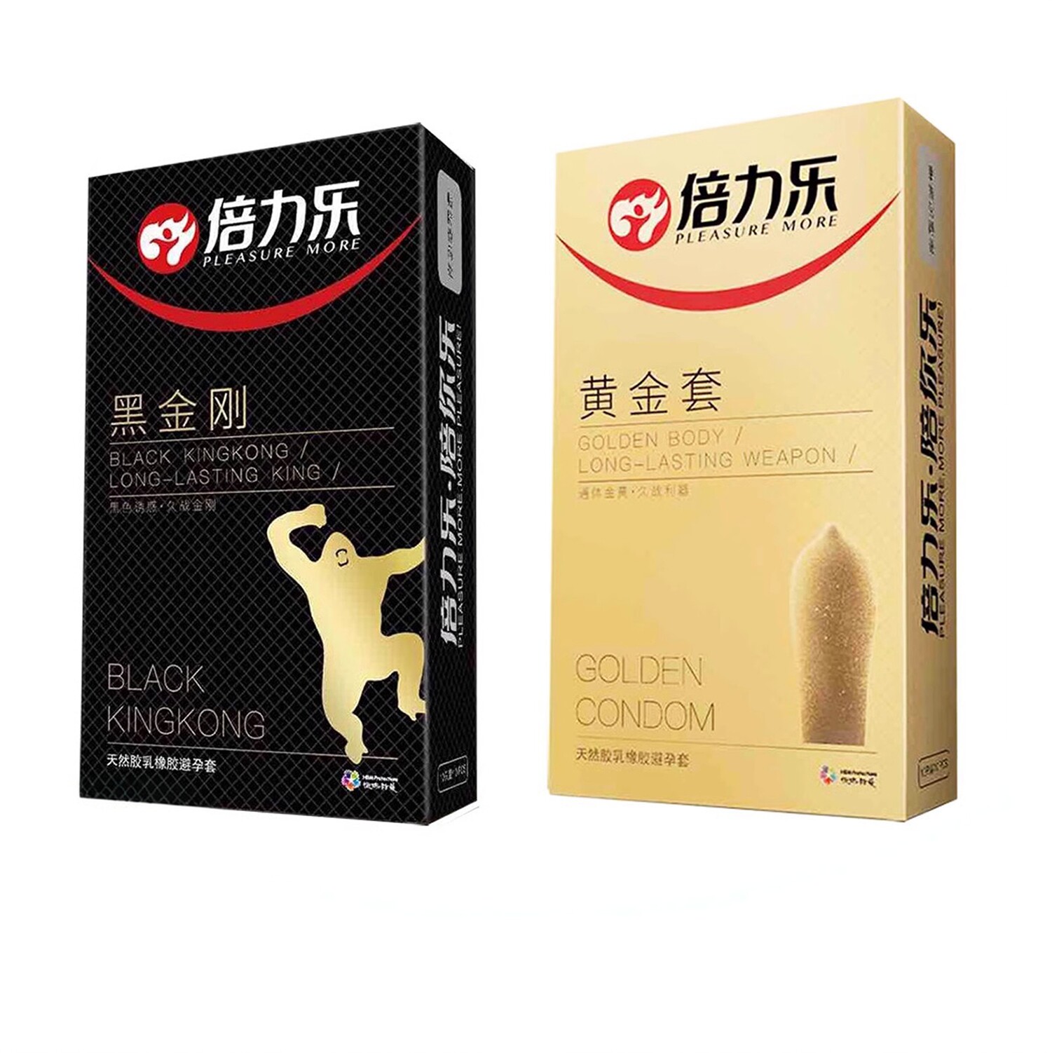 彩色倍力乐黄金安全套10只倍力乐图片