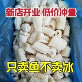 鱿鱼花目鱼花鱿鱼卷新鲜速冻无冰衣火锅酒店餐饮家庭食材