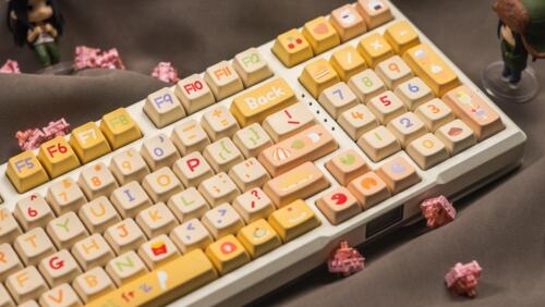 美食主题五面热升华MDA高度键帽