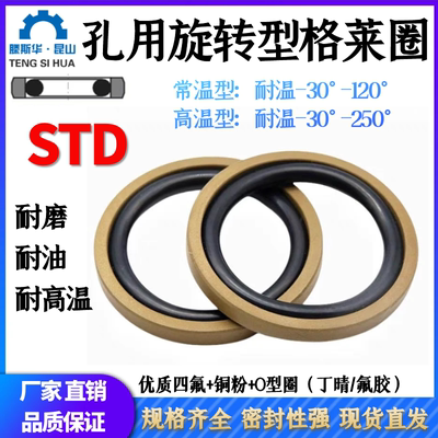 孔用格莱圈STD系列往复式轴用OEd