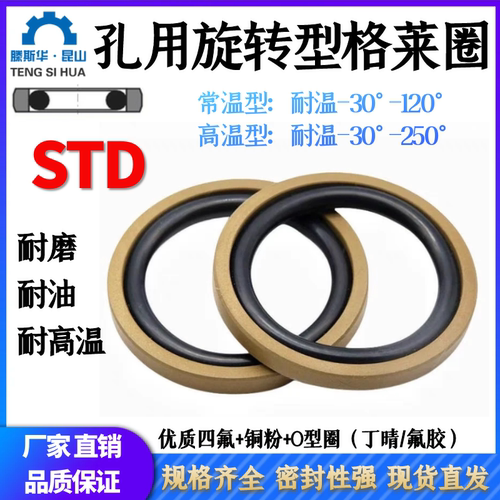 孔用格莱圈STD系列往复式轴用OEd