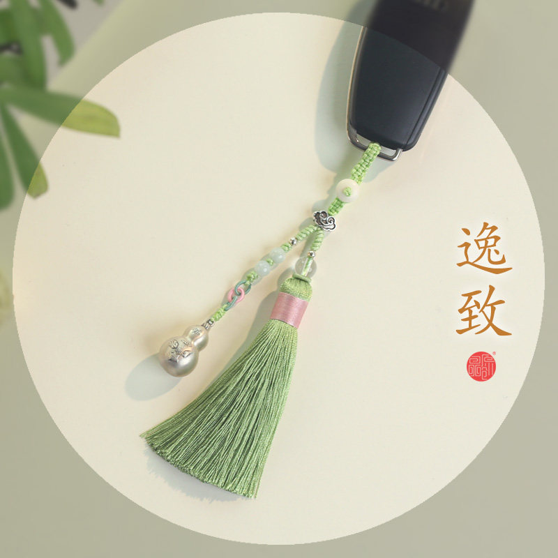 纯银葫芦招财保平安生日手机挂饰