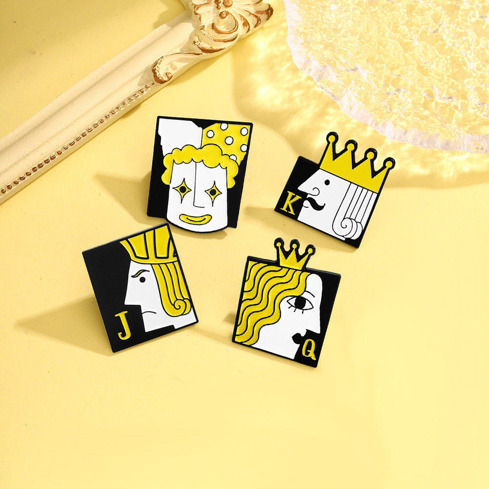 新款卡通扑克牌人物造型创意饰品胸针衣服背包装饰别针礼物徽章,饰品/流行首饰/时尚饰品新,胸针,淘宝优惠券,粉丝福利购,淘宝优惠卷