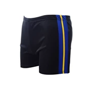 Quần short nam boxer nổ thể thao đồ bơi nam màu rắn suối nước nóng bể bơi thân một số lượng lớn đồ bơi - Nam bơi đầm