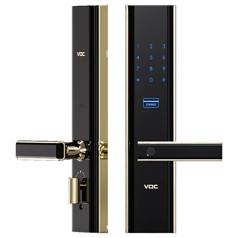 VOC指纹锁家用防盗门智能锁大门木门锁电子锁密码锁X9