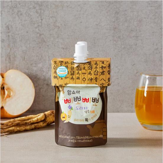 桔梗梨韩国酸甜水果味果汁饮料