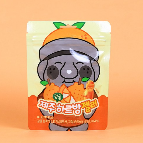 济州岛特产糖果石爷爷形状软糖