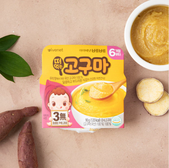 宝宝辅食婴儿零食红薯泥地瓜泥