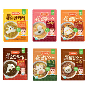 韩国直发ivenet艾唯倪儿童即食拌饭酱宝宝料理多种口味50g/袋好吃