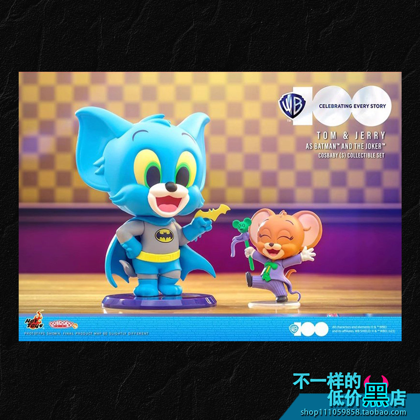 COSB1024 HOTTOYS 华纳周年猫和老鼠(蝙蝠侠&小丑版)COSBABY套装